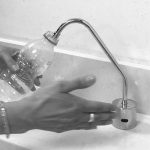 Cool TF Touchless Deck Mounted Faucet - Touch free electronic tap glass or bottle filler faucet