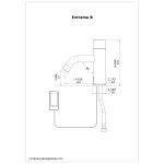Extreme Berührungslose Waschtisch Armatur Dimensional Drawing - Touchless Deck Faucet - Extreme_B-pdf