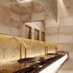 Touchless Faucets - Deck Mounted Bathroom Faucet - Touch-free deck-mounted electronic faucet and Matching touch free electronic soap dispenser for deck mounted installations Csaba Soap & Water Csaba_Csaba_SD