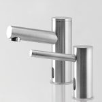 Elite AISI 316 Berührungslose Waschtisch Armatur - Deck Mounted Bathroom Faucet - Touch free electronic faucet for deck mounted installations Elite-AISI-316_Duo