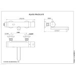 Apollo Medical Berührungslose Wandarmaturen Apollo Medical B