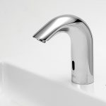 Classic AB 1953 Berührungslose Waschtisch Armatur Touchless Faucets - Deck Mounted Bathroom Faucet - Touch Free Lavatory Faucets Touch-free electronic faucet for deck-mounted installations Classic-AB1953_on_bg