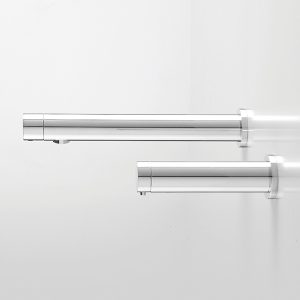 D28 Berührungslose Wandarmaturen - Touch-free wall-mounted electronic faucet - D28 with Tubular Soap Dispenser