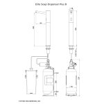 Dimensional Drawing - Touchless Automatic Soap Dispenser - Elite_Soap_Dispenser_Plus_B-pdf (1)