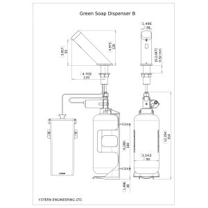 Dimensional Drawing - Touchless Automatic Soap Dispenser - Green_SD_B-pdf