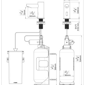 Dimensional Drawing - Touchless Automatic Soap Dispenser - Trendy_SD_B-pdf