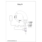 Easy Berührungslose Waschtisch Armatur Dimensional Drawing - Touchless Deck Faucet - Easy_B-pdf