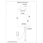 Smart 1000 Plus Berührungslose Waschtisch Armatur Dimensional Drawing - Touchless Deck Faucet - Smart_1000_Plus_B-pdf
