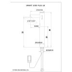 Smart 1000 Plus L Berührungslose Waschtisch Armatur Dimensional Drawing - Touchless Deck Faucet - Smart_1000_Plus_LB-pdf