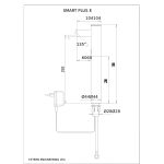 Smart Plus Berührungslose Waschtisch Armatur Dimensional Drawing - Touchless Deck Faucet - Smart_Plus_E-pdf