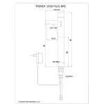 Trendy 1000 Plus BRE Berührungslose Waschtisch Armatur Dimensional Drawing - Touchless Deck Faucet - Trendy_1000_Plus_BRE-pdf