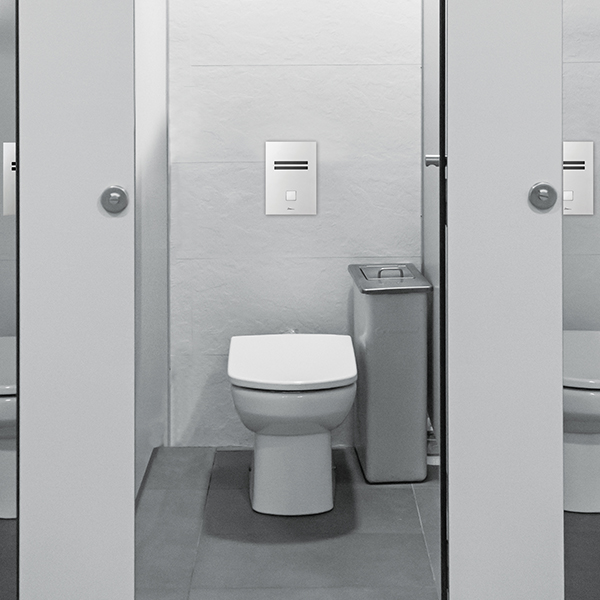 Nara 3002 Touchless electronic flush valve for WC | Nara 3002 on site Touch free electronic flush valve for water closet - Nara 3002 on-site - Automatic Flush Valve