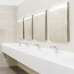 Swan 1010 AB 1953 Berührungslose Waschtisch Armatur - Deck Mounted Bathroom Faucet - Touch-free electronic faucet for deck-mounted installations Swan-1010-AB-1953_bg