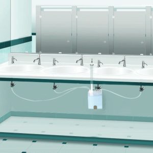 Top filling kit for multiple soap dispensers - Extreme Multifeed presentation 6L tank - Automatic Soap Dispensers