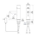 Trendy T Berührungslose Waschtisch Armatur