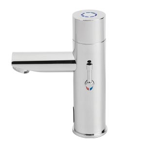 Trendy Tempra E Berührungslose Waschtisch Armatur - Deck Mounted Bathroom Faucet - Touch Free Deck Mounted Faucet - Touch free electronic faucet for deck mounted installations Trendy Tempra E