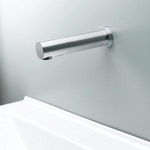 Tubular 2030 Berührungslose Wandarmaturen - Touch free electronic faucet for brick wall installations Tubular 2030 E-B